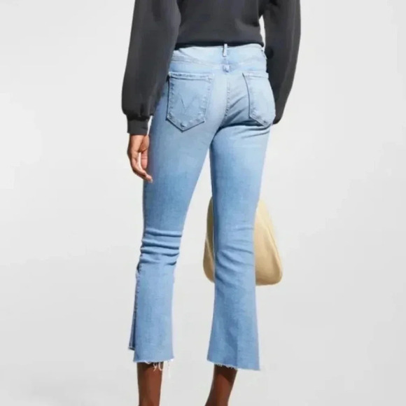 MOTHER Denim - Mother Insider Crop Step Fray Limited Edition Size 25 Light Blue